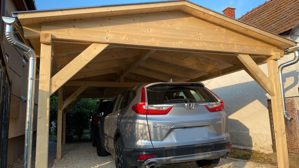 Double Long nyitott autóbeálló